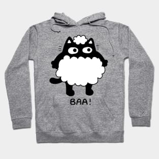 Baa sheep cat Hoodie